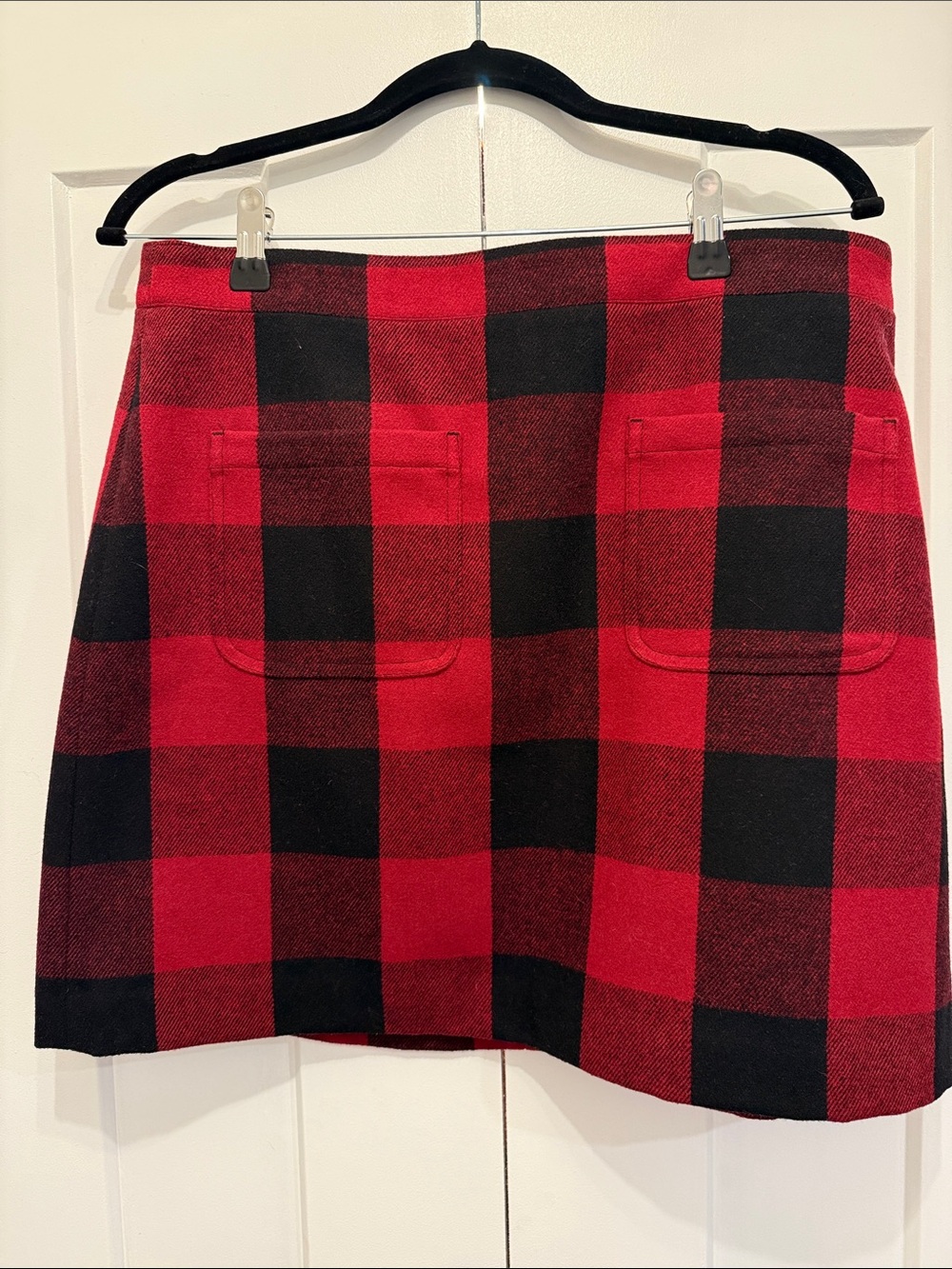 J Crew Buffalo Plaid Skirt